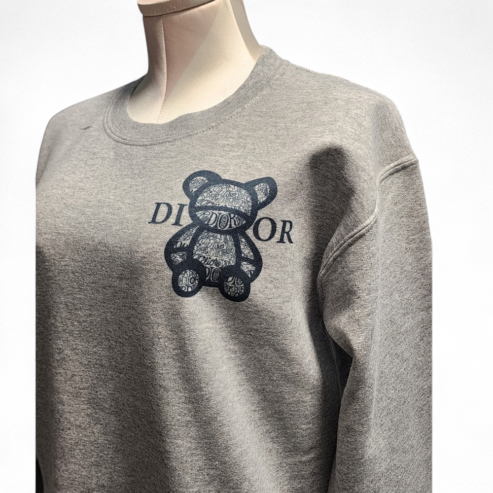 Grey Teddy Logo Sweatshirt